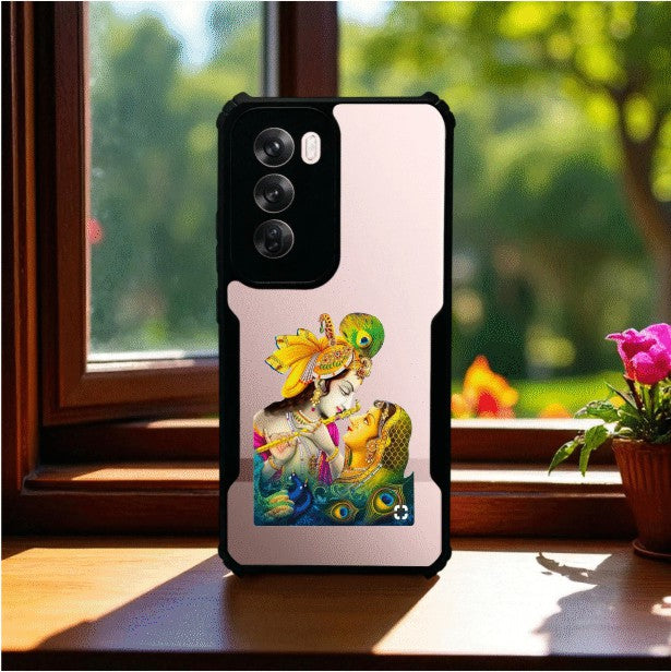 Radha Krishna Mobile Cover For Oppo Reno 12
