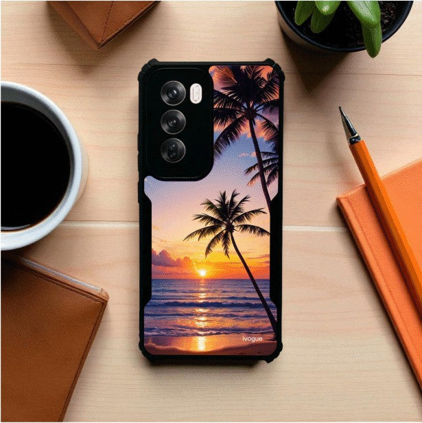 Sunset Vibes Mobile Cover For Oppo Reno 12