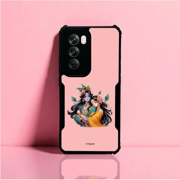 Radha Krishna Bliss Mobile Cover For Oppo Reno 12 Pro