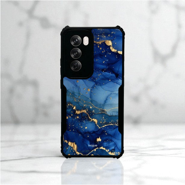 Blue Opulence Mobile Cover For Oppo Reno 12 Pro