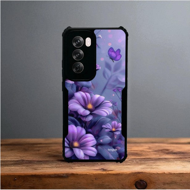 Purple Serenity Mobile Cover For Oppo Reno 12 Pro