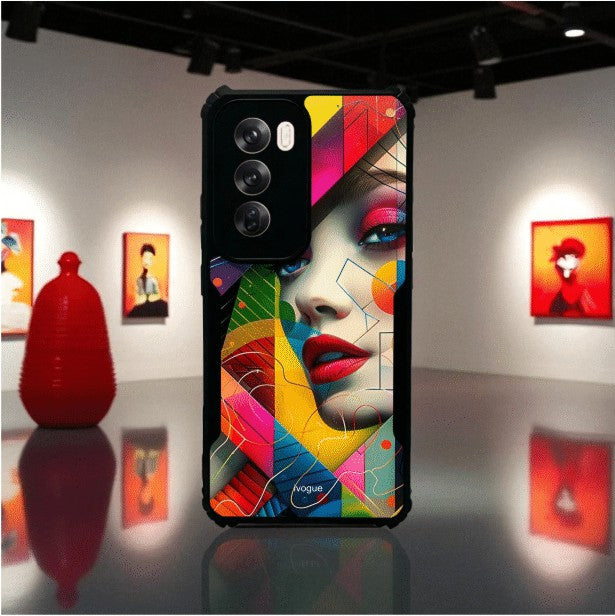 Modern Art Mobile Cover For Oppo Reno 12