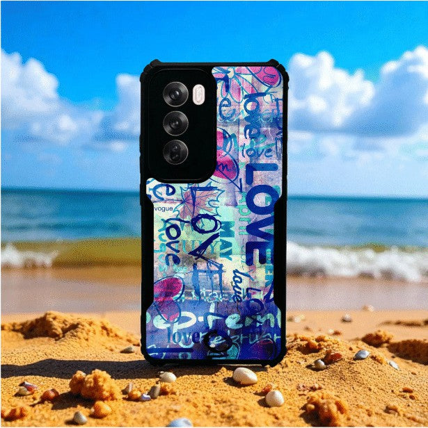 Vibe of Love Mobile Cover For Oppo Reno 12