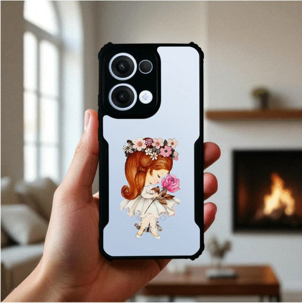 Flower Girl Mobile Cover For OPPO Reno 13