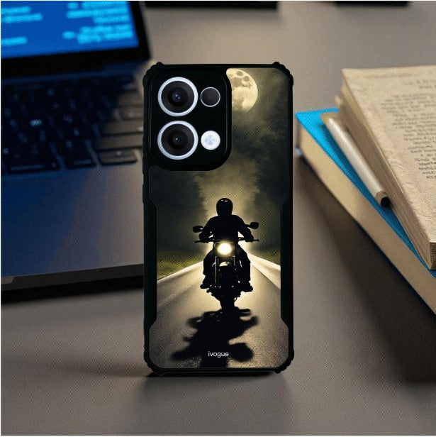 Bike Rider Mobile Cover For OPPO Reno 13