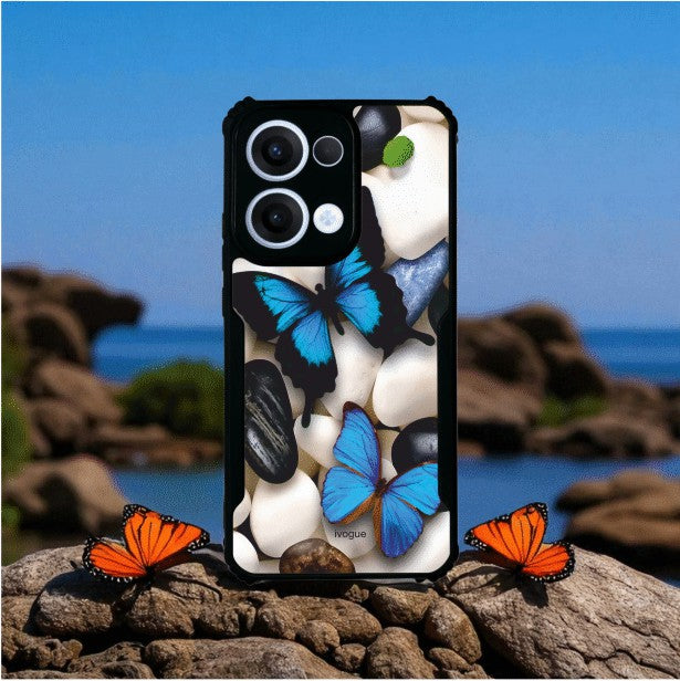 Blue Wings Beauty Mobile Cover For OPPO Reno 13