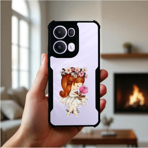 Flower Girl Mobile Cover For Oppo Reno 13 Pro