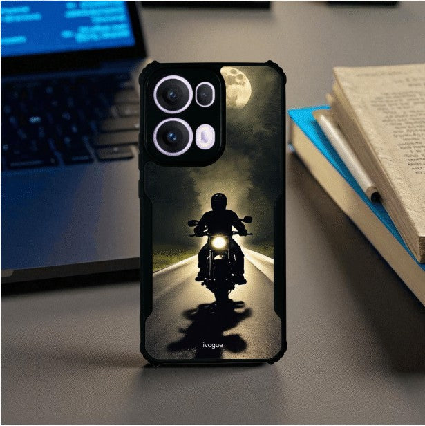 Bike Rider Mobile Cover For Oppo Reno 13 Pro