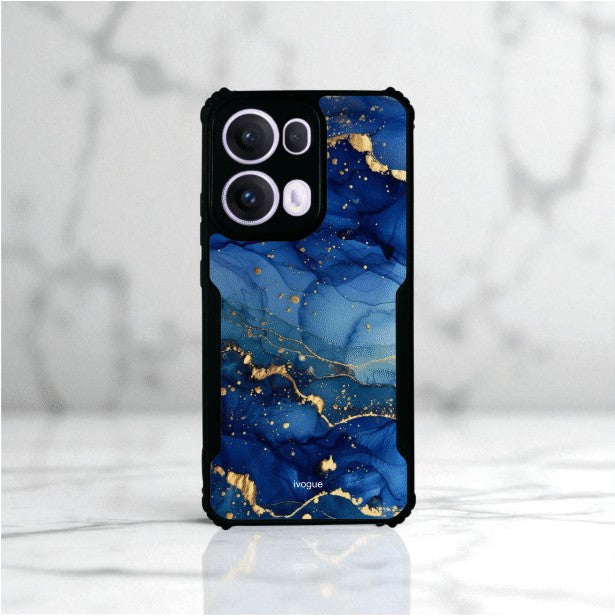 Blue Opulence Mobile Cover For Oppo Reno 13 Pro