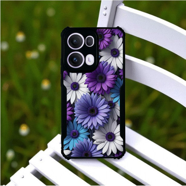 Violet Bloom Mobile Cover For Oppo Reno 13 Pro