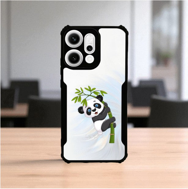 Panda and Tree Mobile Cover For OPPO Reno 14