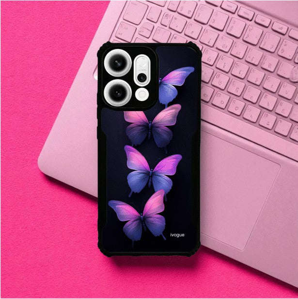 Galaxy Butterflies Mobile Cover For OPPO Reno 14 Pro