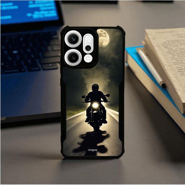 Bike Rider Mobile Cover For OPPO Reno 14 Pro