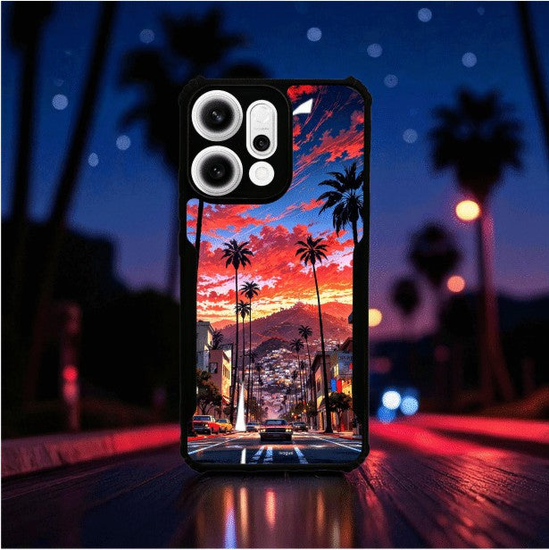 Palm City Nights Mobile Cover For OPPO Reno 14 Pro