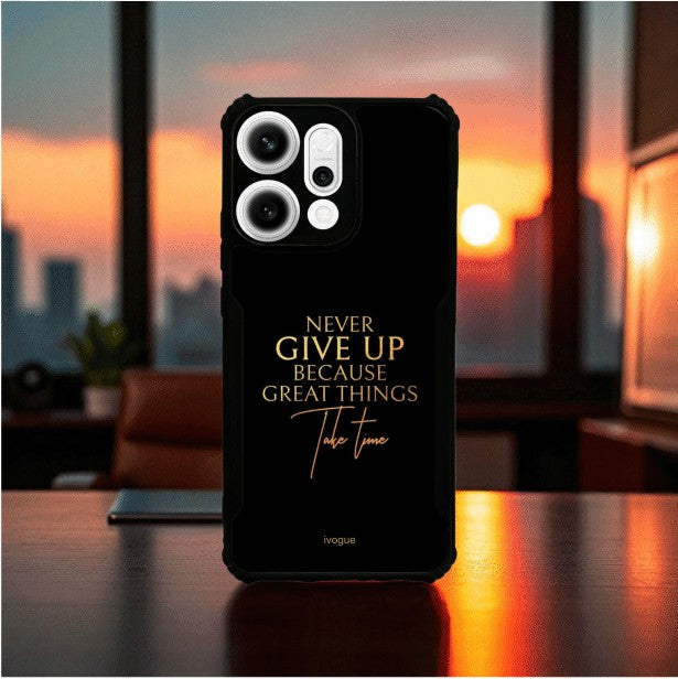 Never Give Up Mobile Cover For OPPO Reno 14 Pro