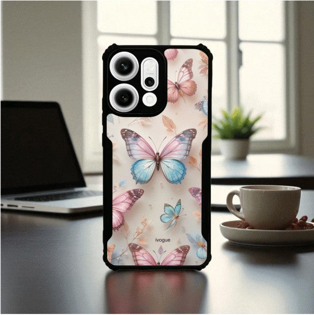 Butterfly Bloom Mobile Cover For OPPO Reno 14