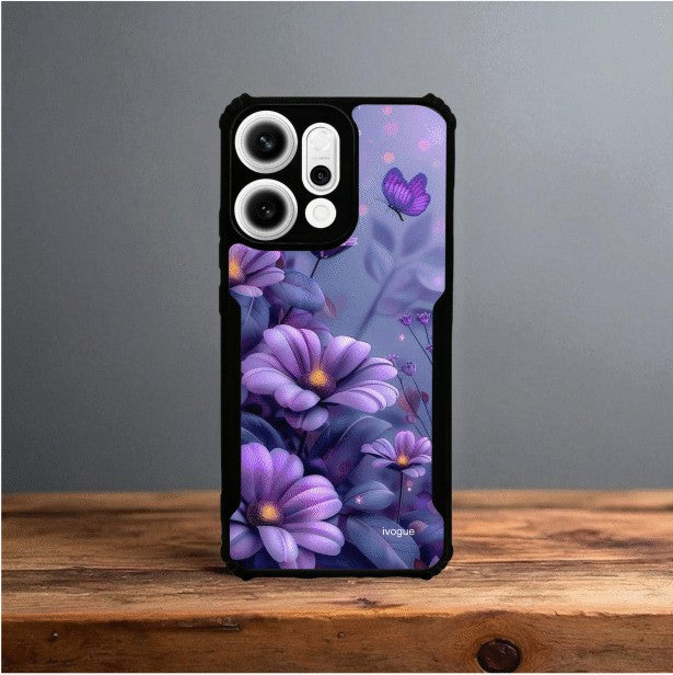 Purple Serenity Mobile Cover For OPPO Reno 14
