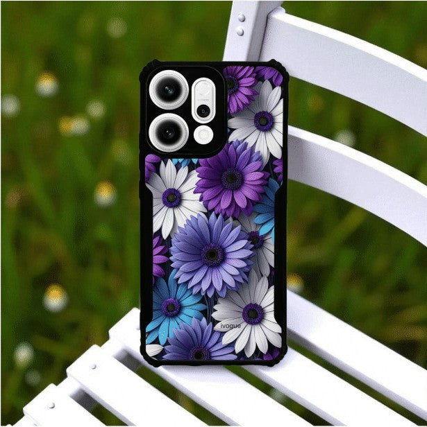 Violet Bloom Mobile Cover For OPPO Reno 14 Pro