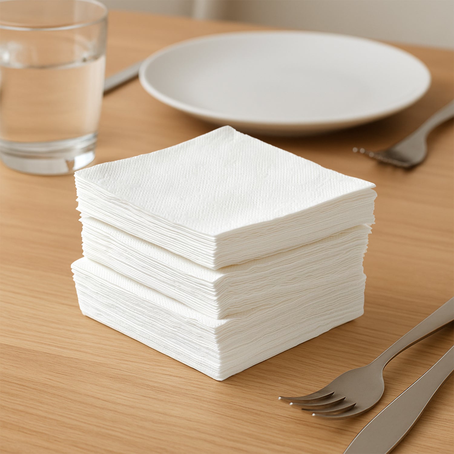 Soft & Absorbent Disposable Tissue Napkins  / Paper (75 Pc)