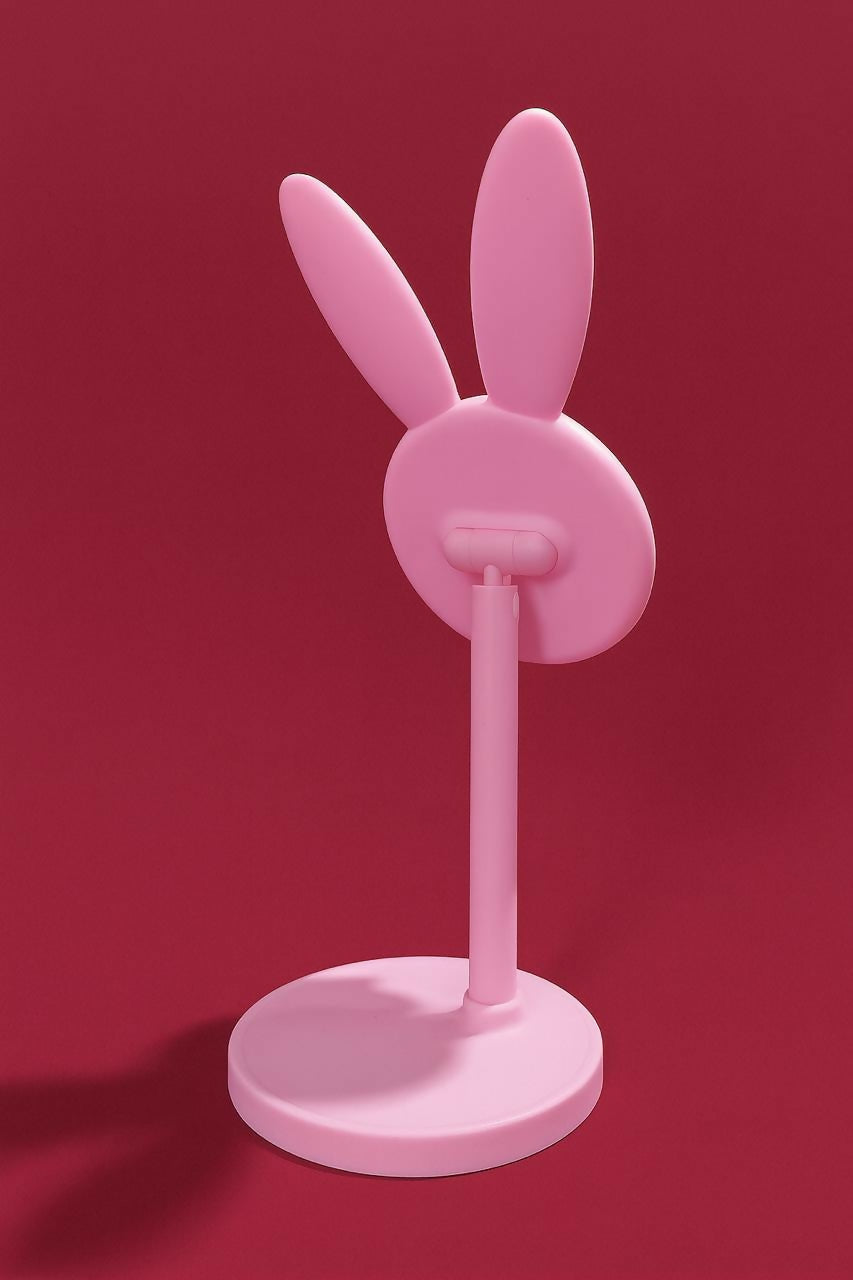 Cute Bunny Ears Mobile Phone Holder Stand – Adjustable Desk Mount for Smartphones, Multifunctional Charging Stand for Kids & Adults, Decorative Rabbit Design