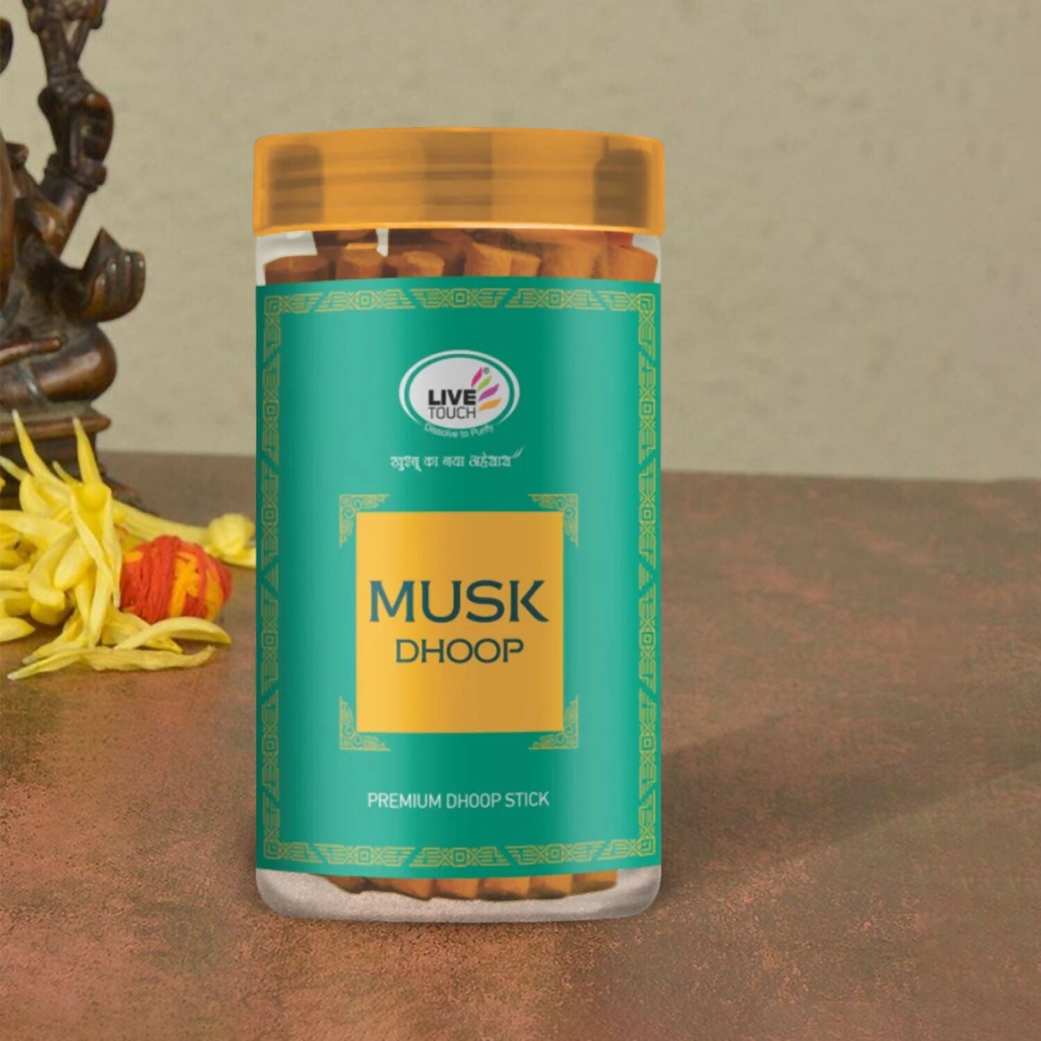 Live Touch Musk Dhoop Premium Incense Sticks