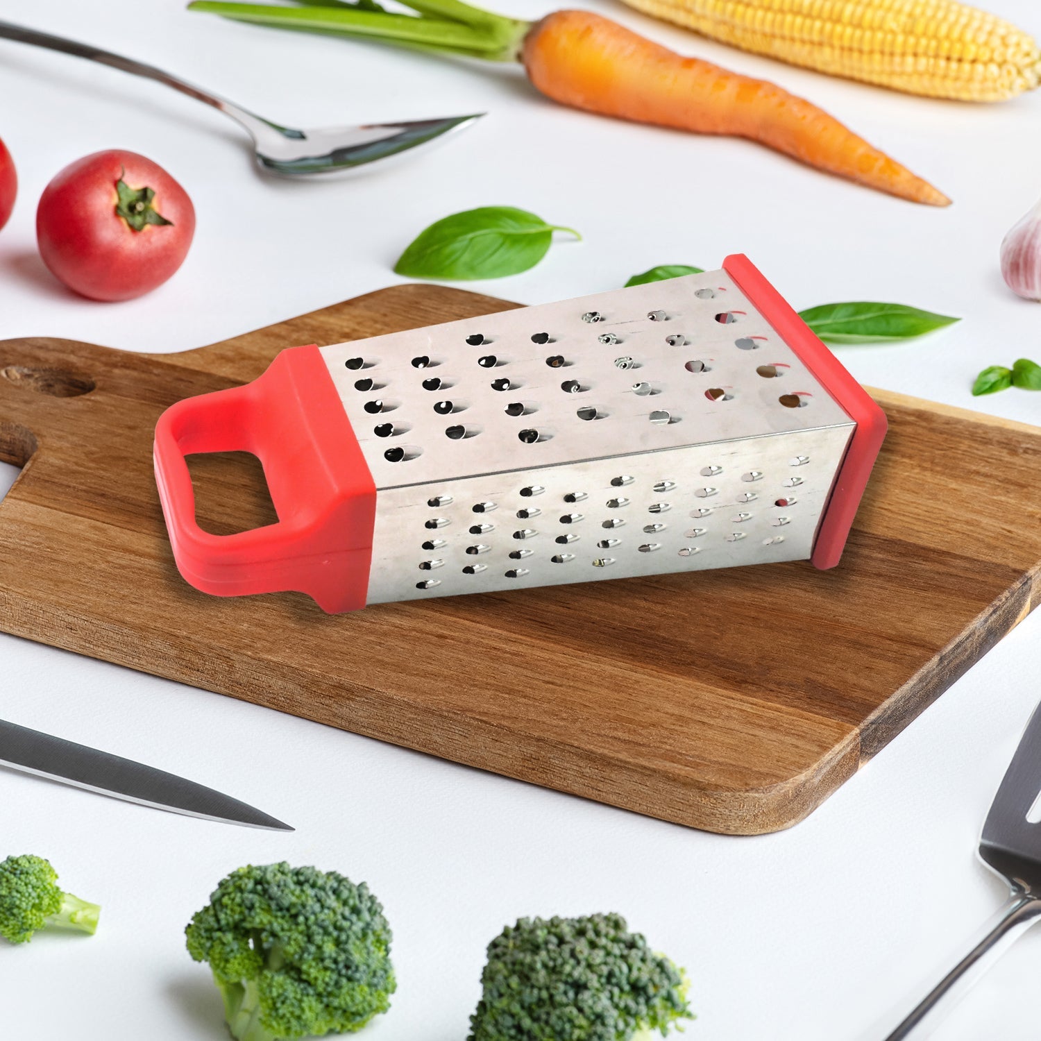 Supermom 5-in-1 Comfort Stainless Steel Grater and Slicer