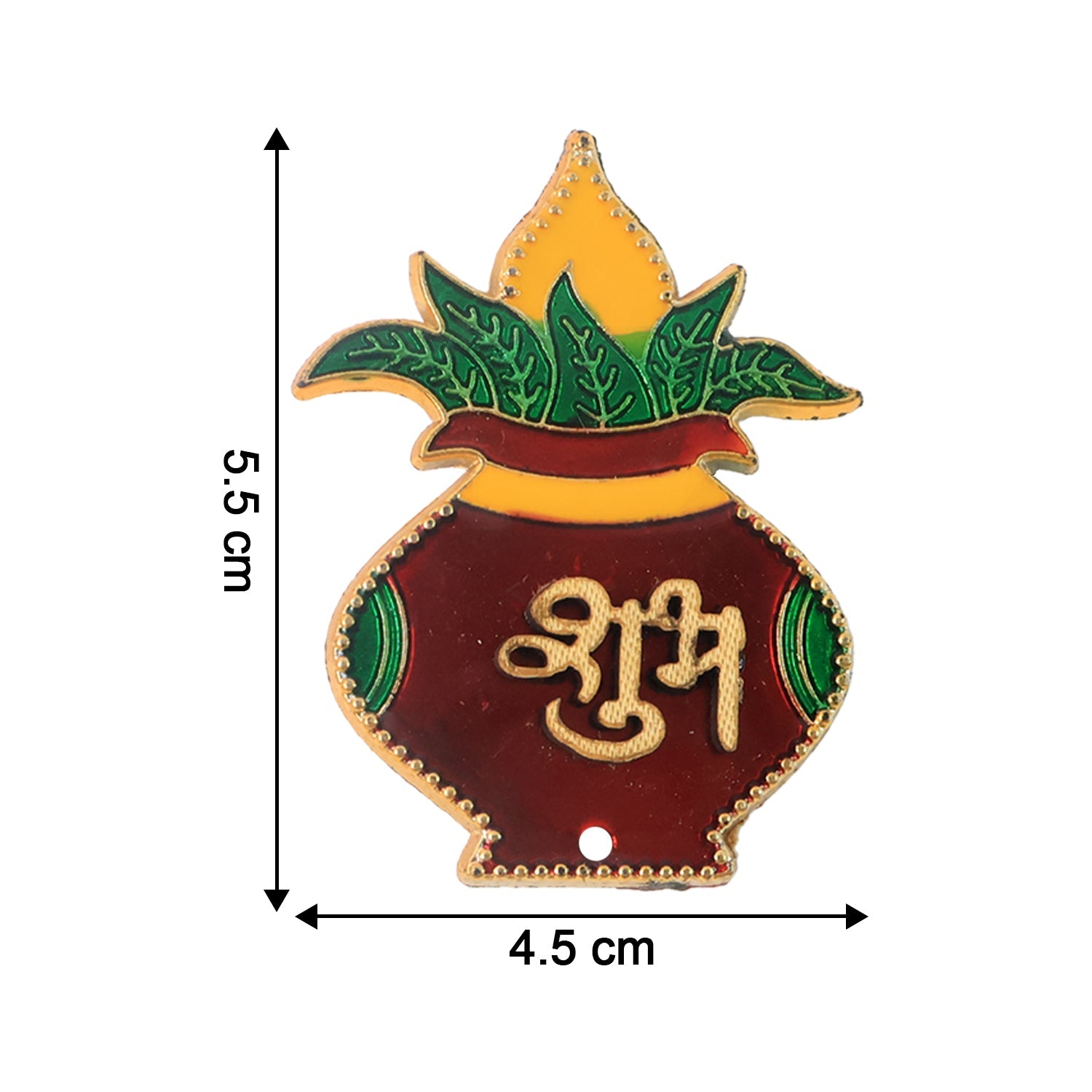 Shubh Labh Kalash Shaped Wall Hangings (2 Pc)