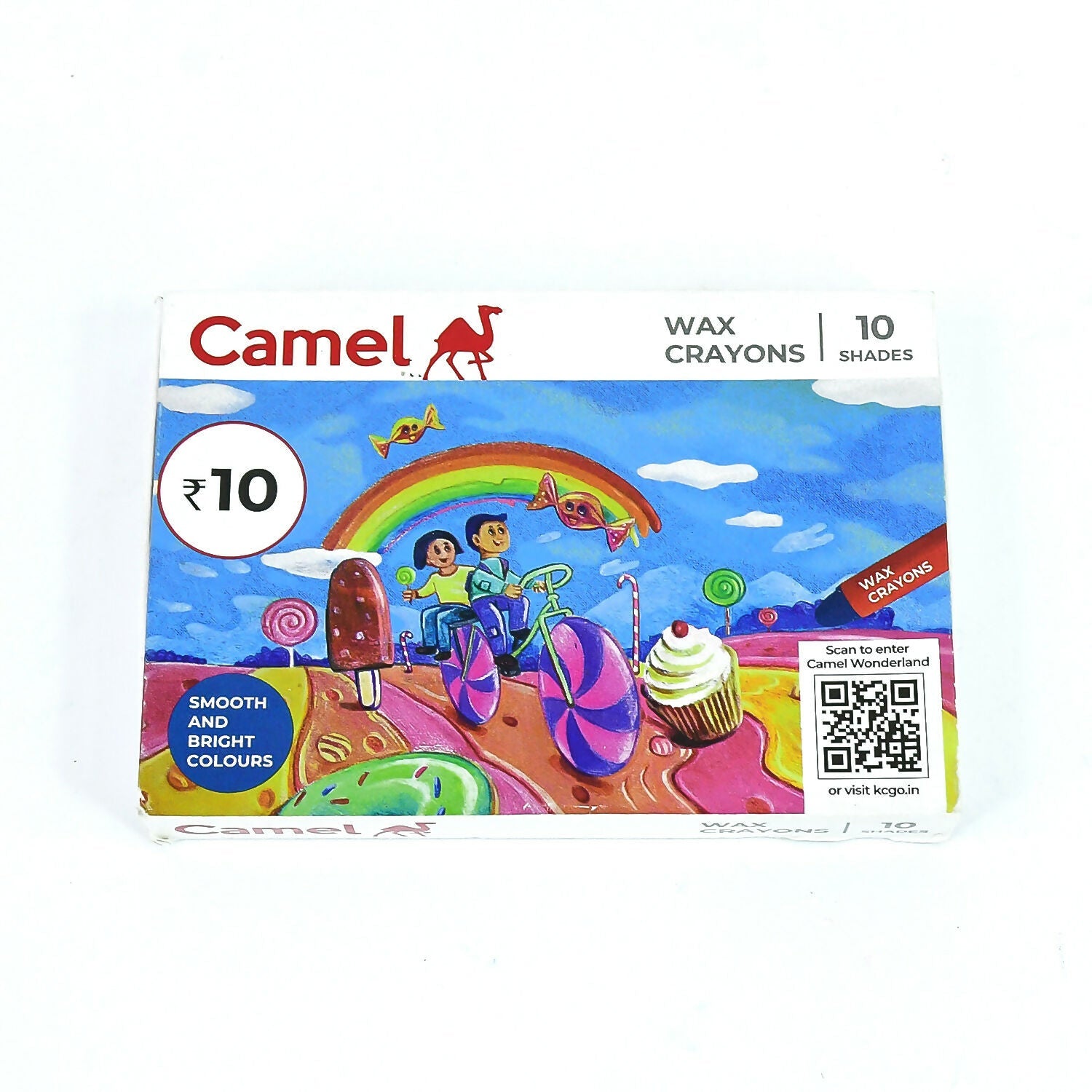 Camel Wax Smooth Crayons - 10 Shades