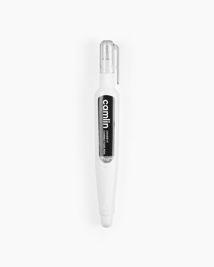 Camlin Cover It Correction Pen – Quick Dry & Smooth Coverage