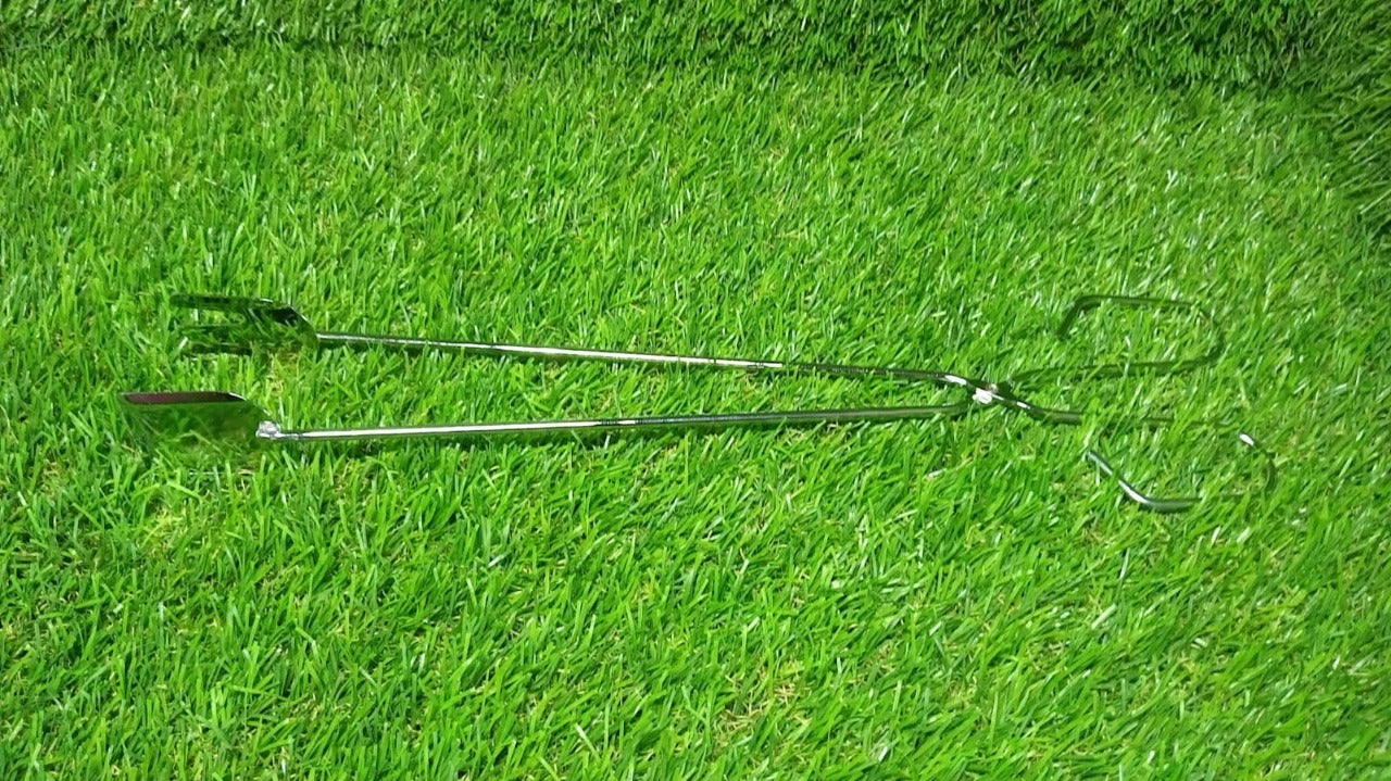 Multi functional Metal BBQ Clip Tongs Clamp for Garbage Charcoal Serving Tools