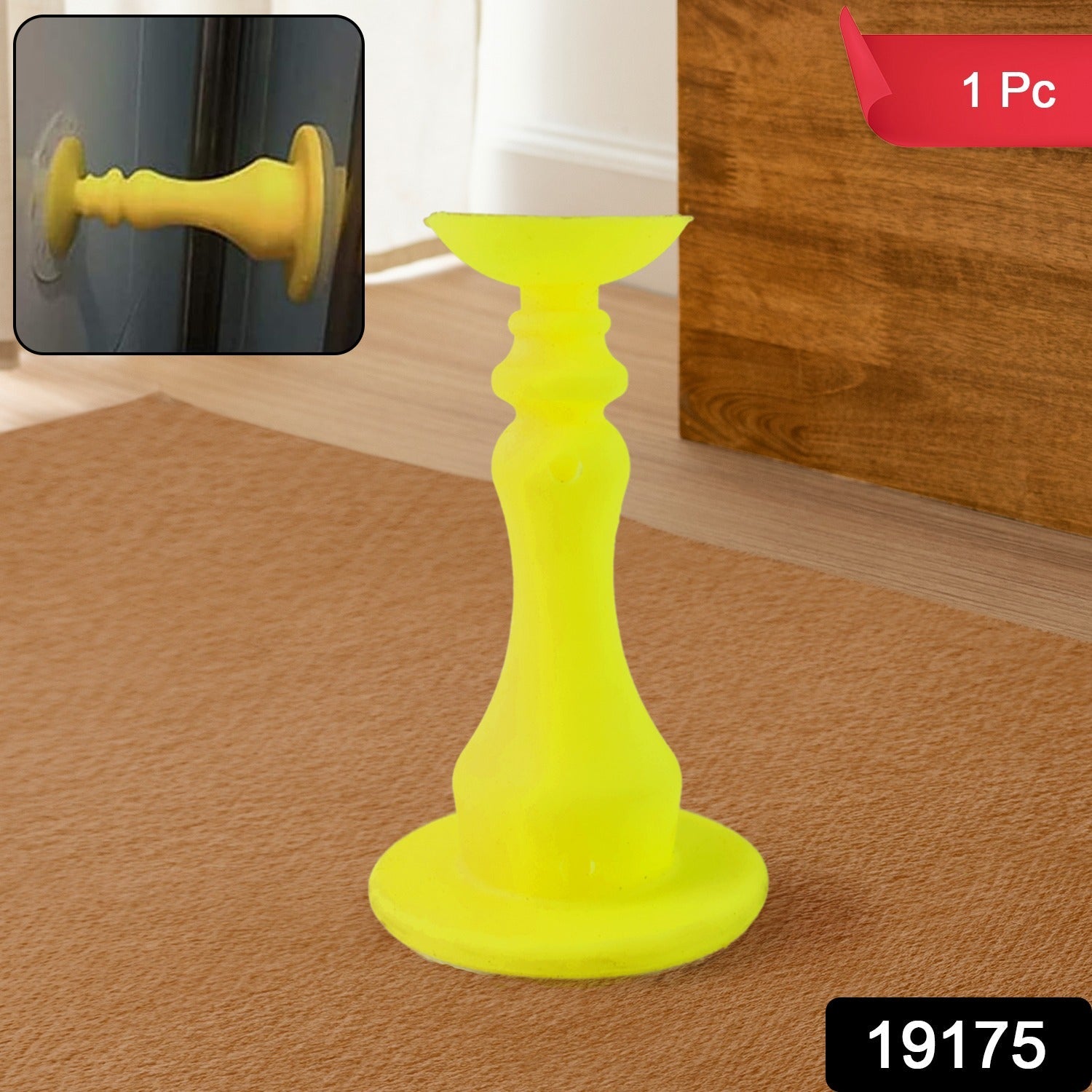 Neon Yellow Washing Machine Door Holder, Washing Machine Door Stopper (1 Pc)