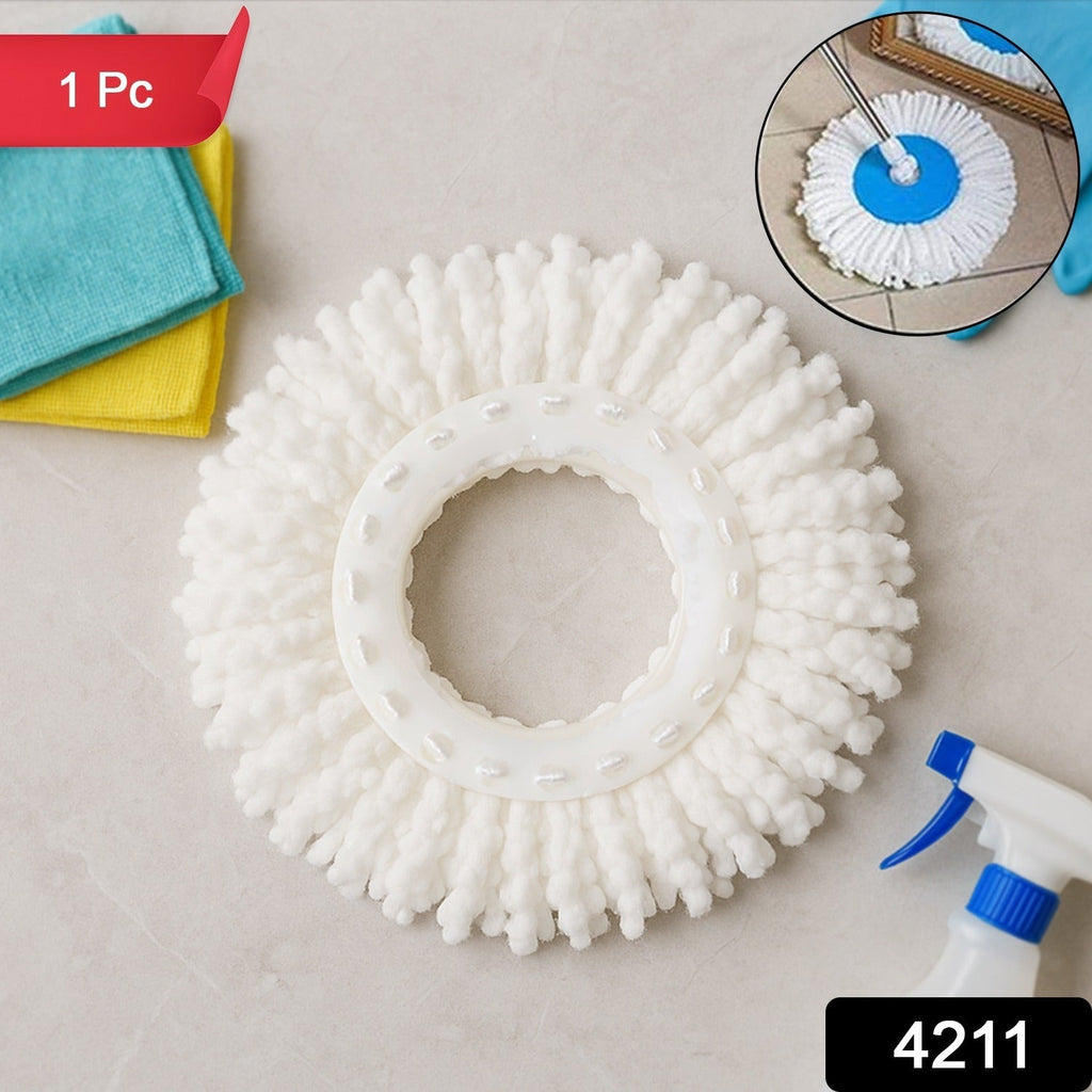 Microfiber Spin Mop Refill Head 360° Rotating Mop (1 Pc)