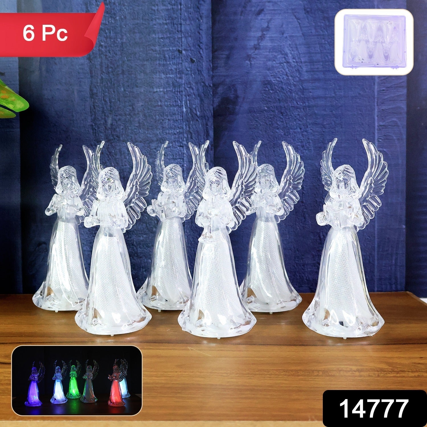 LED Angel Decorative Lights (6 Pc / Set)