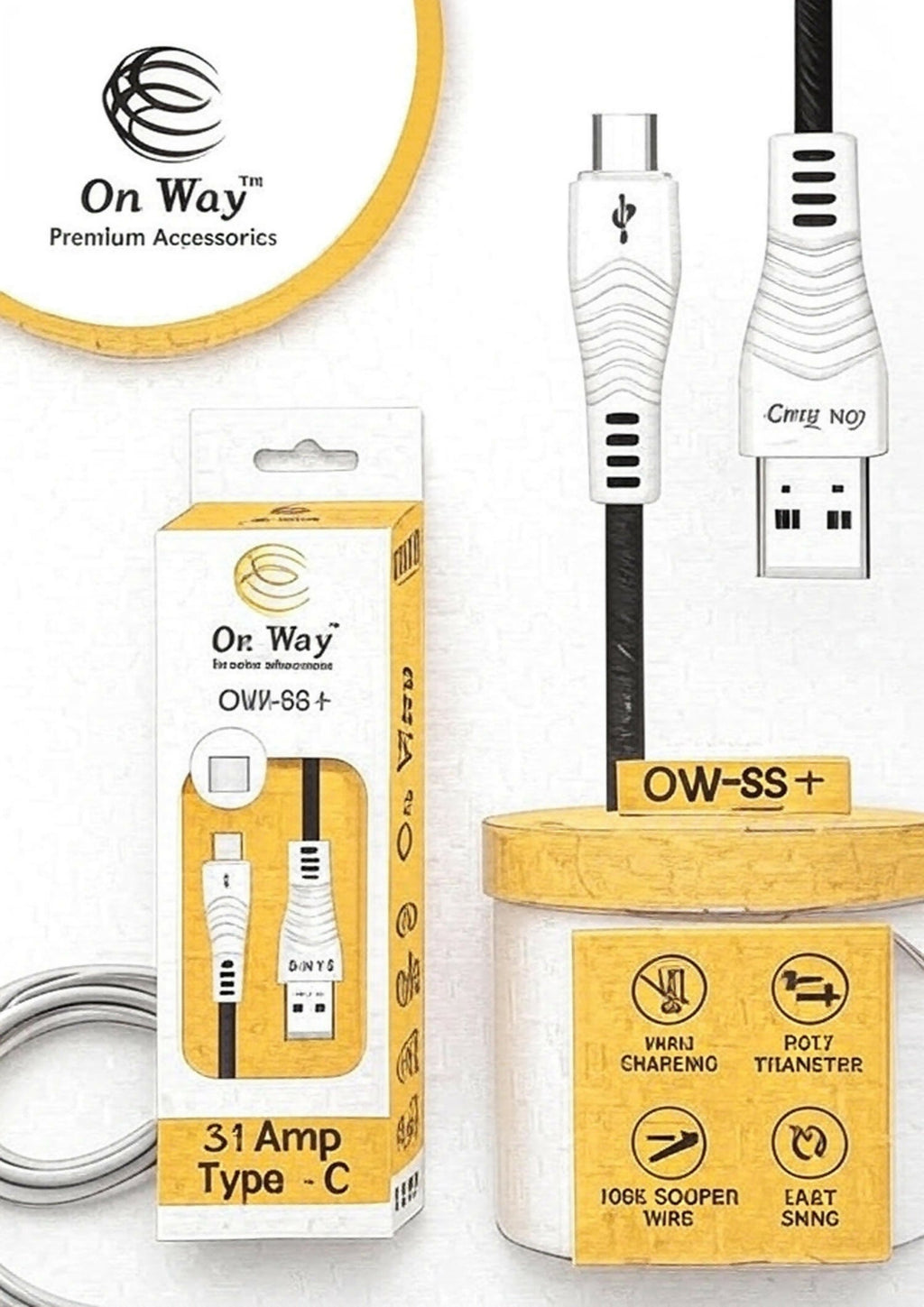 CABLE 35W TYPE C OW-88+ ONWAY