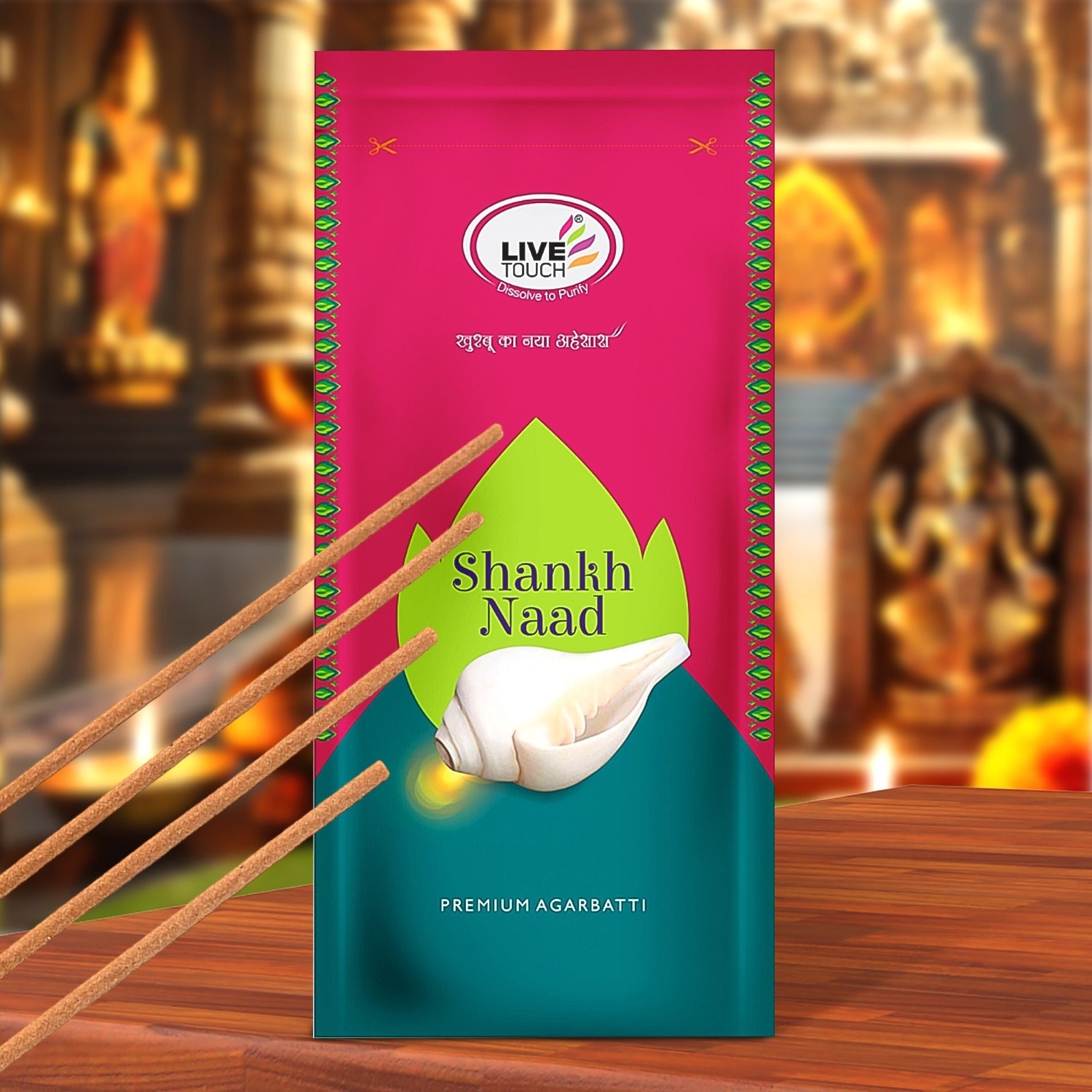 Incense Sticks | Agarbatti for Home Freshness, Positive Energy & Yoga Meditation (120gm Pkt)