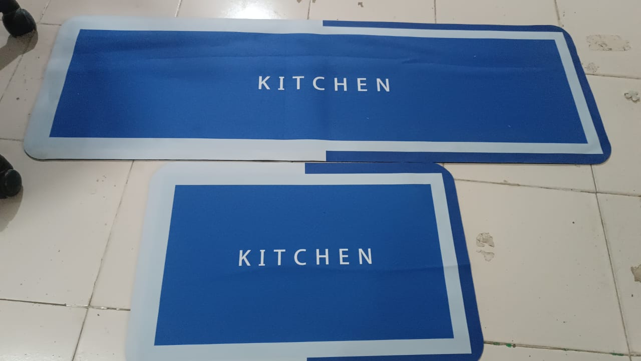 Premium Anti-Slip Kitchen Floor Mat  (1 Set)