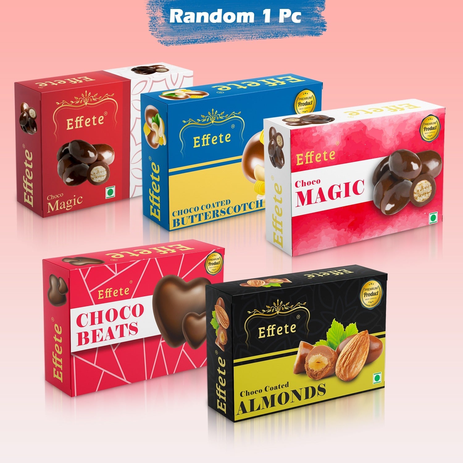 Effete Premium Chocolate Box – Random 1 Pc (32 Gms)