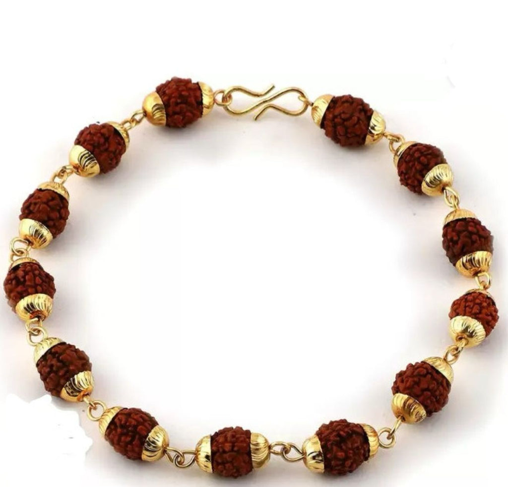 Men's Authentic Rudraksha  Bracelet – Spiritual Healing & Protection