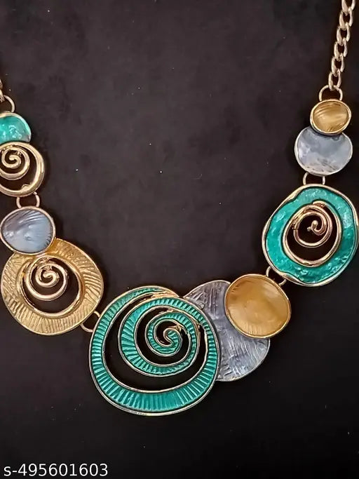 Stainless Steel Fancy Western Partywear Necklace