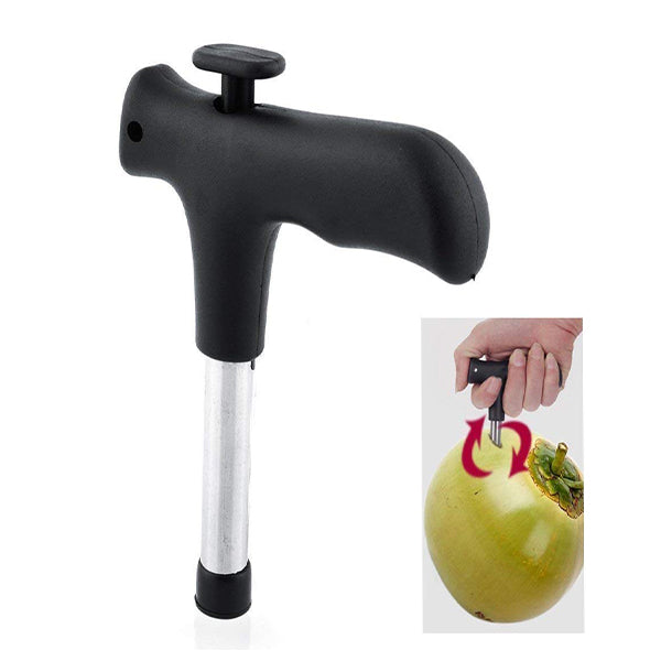 Premium Quality Stainless Steel Coconut Opener Tool / Driller with Comfortable Grip