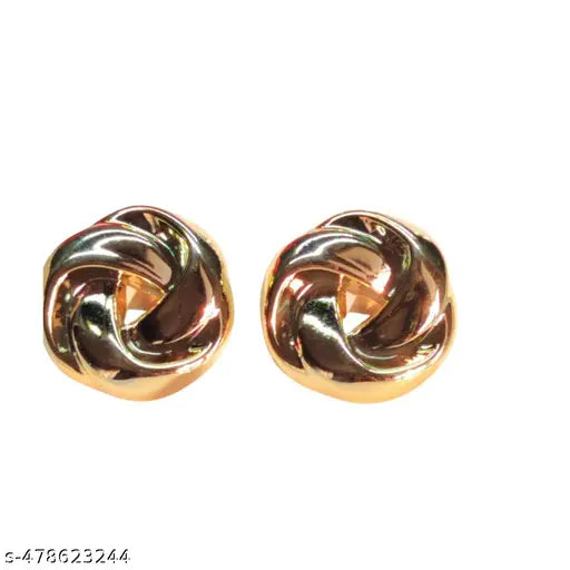 Stainless Steel Partywear gold and Silver plated Studs