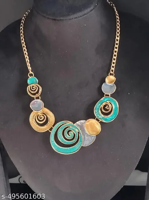 Stainless Steel Fancy Western Partywear Necklace