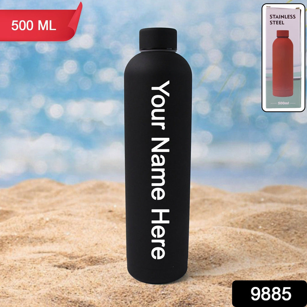 Customize Stainless Steel Double Wall Vacuum-Insulated Drink Water Bottle (Mix Color / 500 ML Approx)