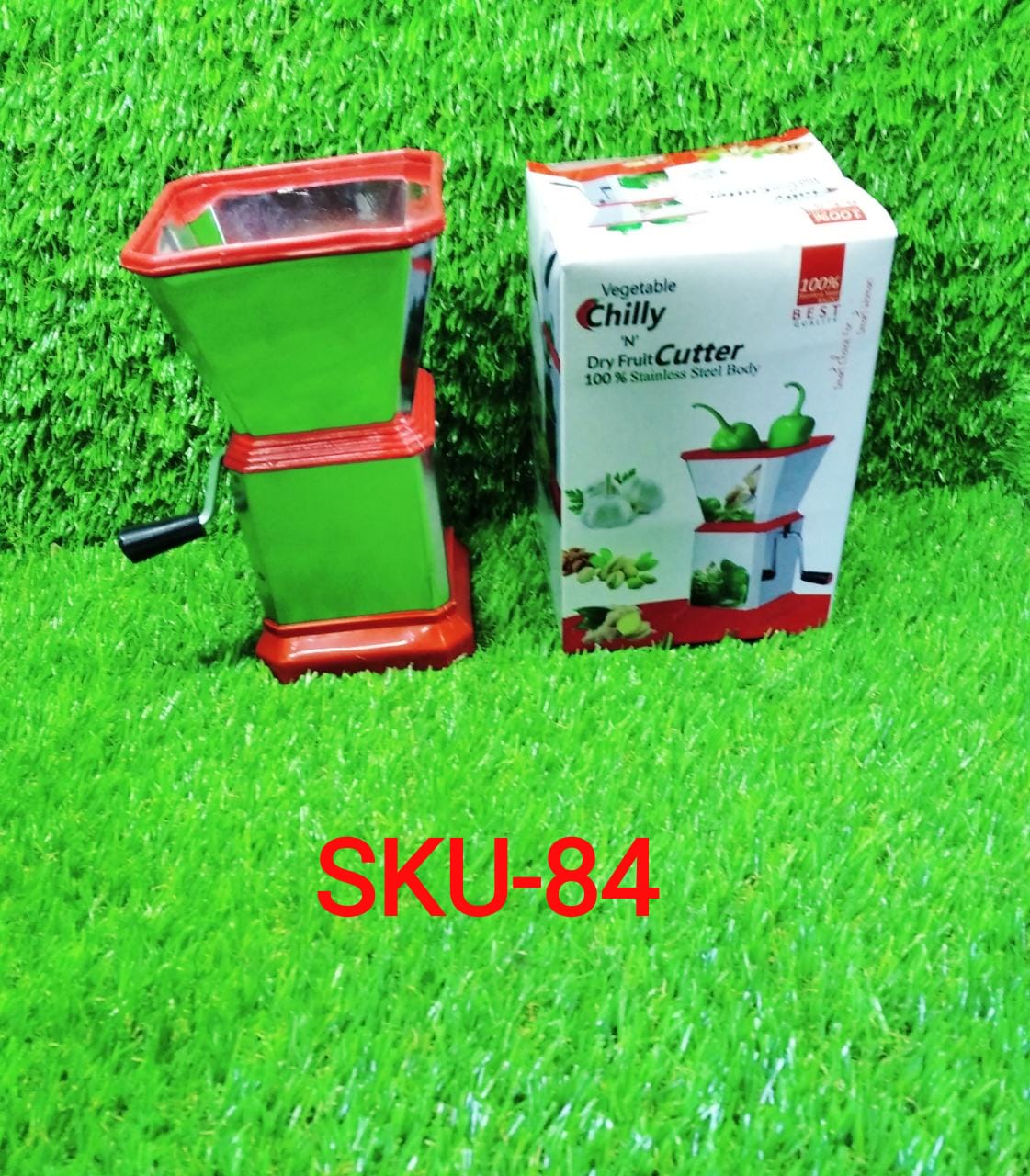Stainless Steel Vegetable Cutter Chopper (Chilly Cutter)