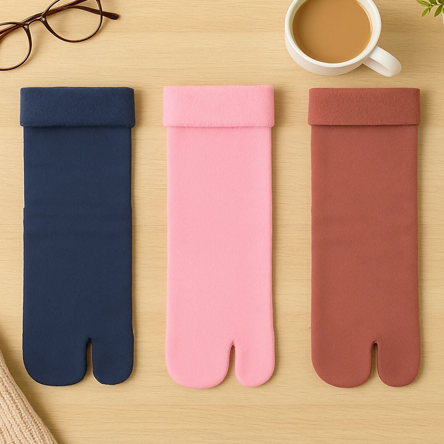 12 Pair Women’s Split Toe Tabi Socks – Soft Warm Casual Socks for Daily Wear