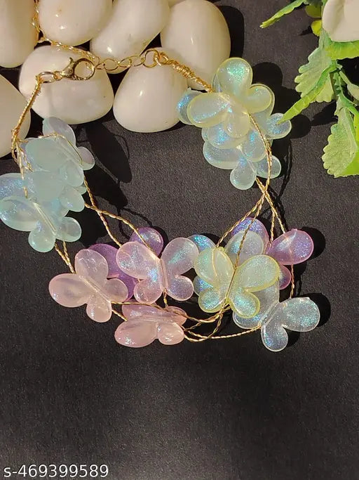 Trendy Butterfly Colourful Bracelet for girls and woman