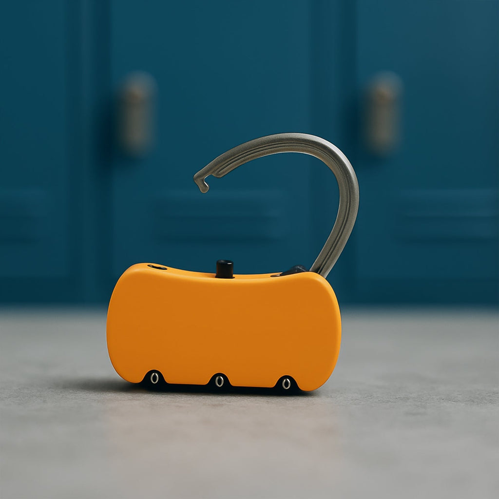 Portable Security 3-Digit Combination Travel Lock (1 Pc)