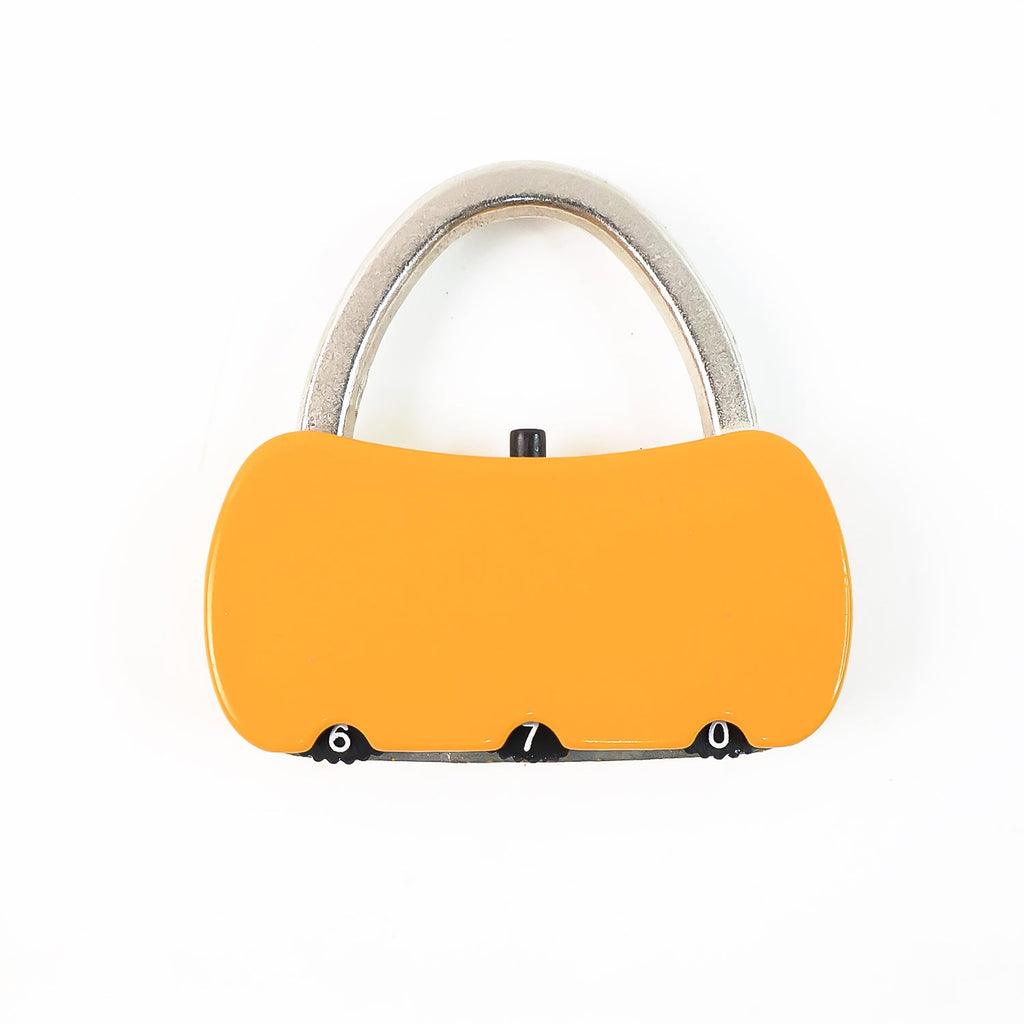 Portable Security 3-Digit Combination Travel Lock (1 Pc)