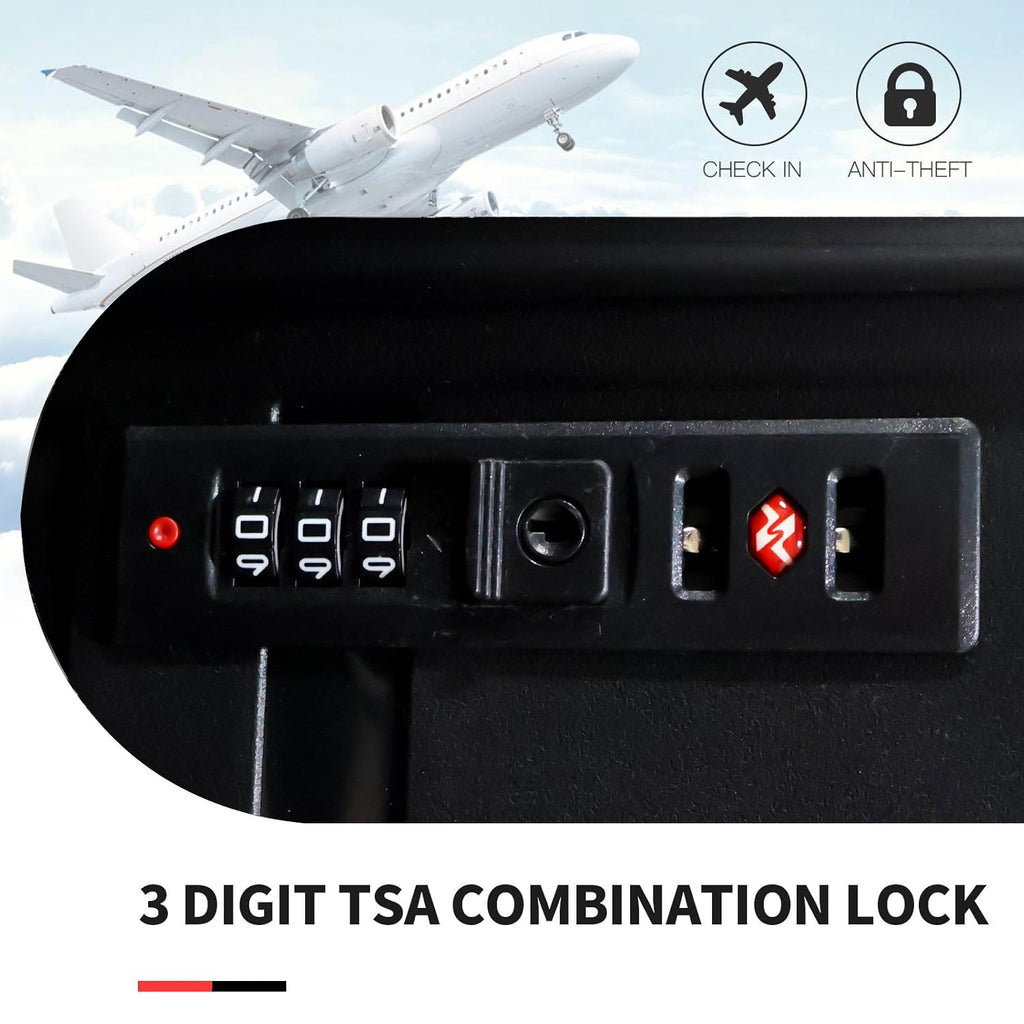 Mix Color Hard-Shell Luggage Trolley 4-Pc (set)