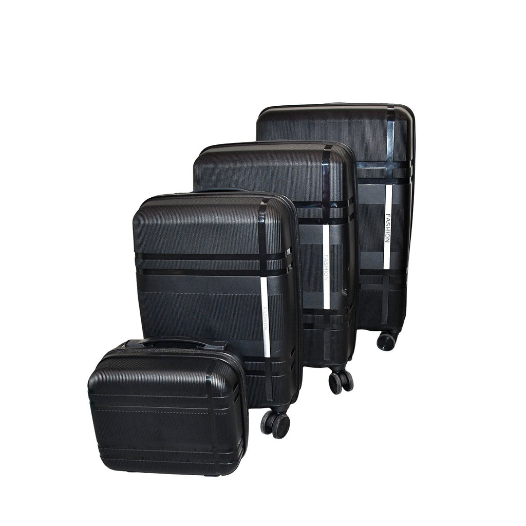 Mix Color Hard-Shell Luggage Trolley 4-Pc (set)